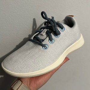 *Brand New* Wool Runners - Frost Blue (White)